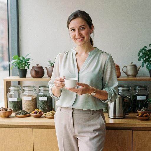 Két csésze tea a naplementében, amely a közös egészség támogatására szolgál.